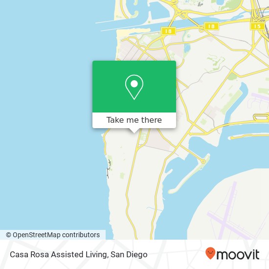 Casa Rosa Assisted Living map