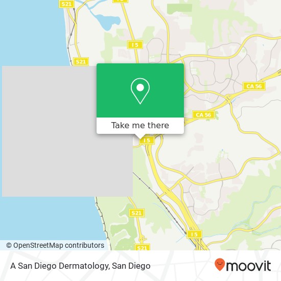 A San Diego Dermatology map