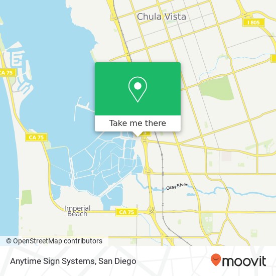 Anytime Sign Systems map