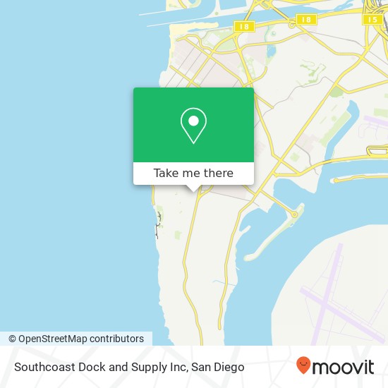 Mapa de Southcoast Dock and Supply Inc