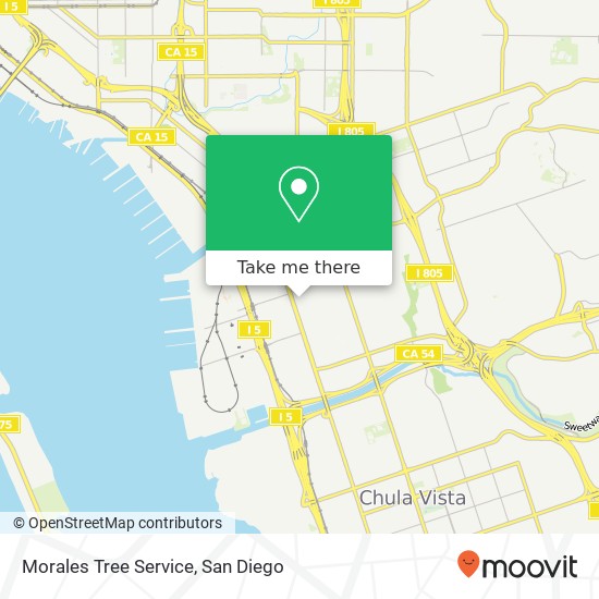Morales Tree Service map