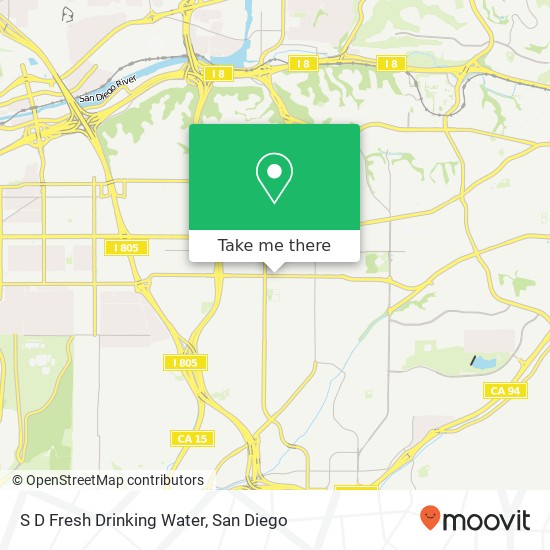 S D Fresh Drinking Water map