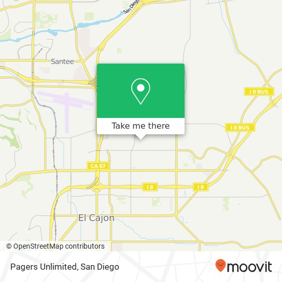 Pagers Unlimited map