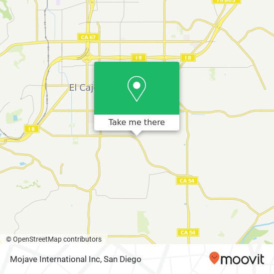 Mojave International Inc map