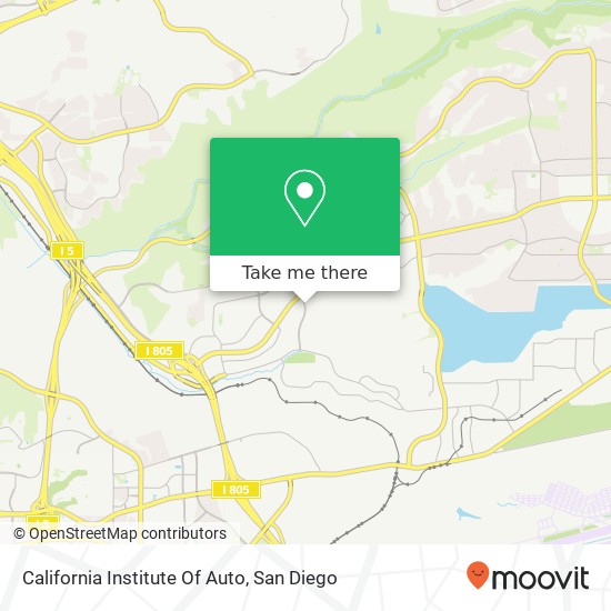 Mapa de California Institute Of Auto