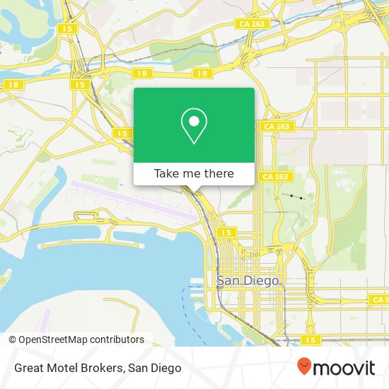 Great Motel Brokers map