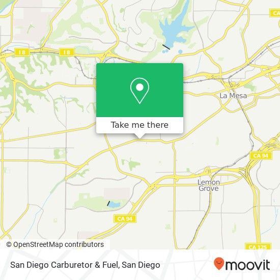 San Diego Carburetor & Fuel map
