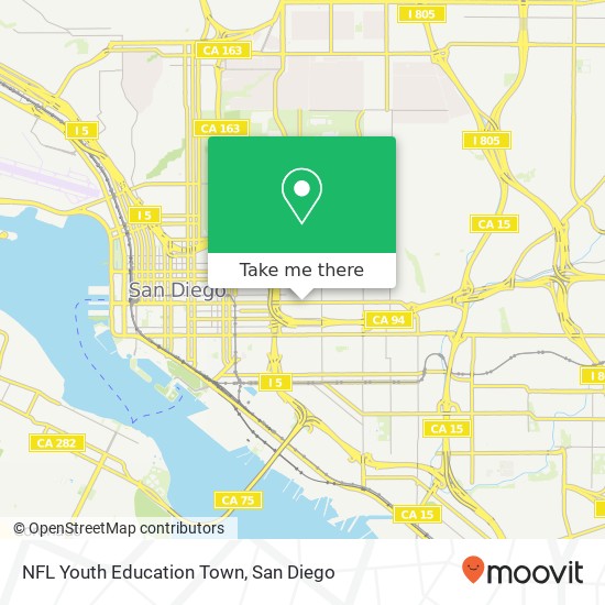 Mapa de NFL Youth Education Town