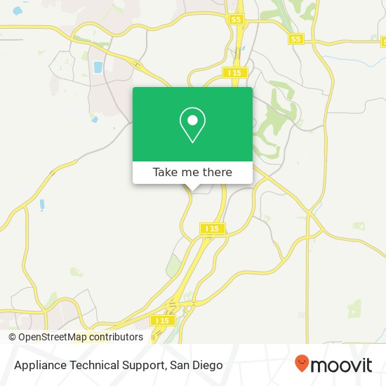 Appliance Technical Support map