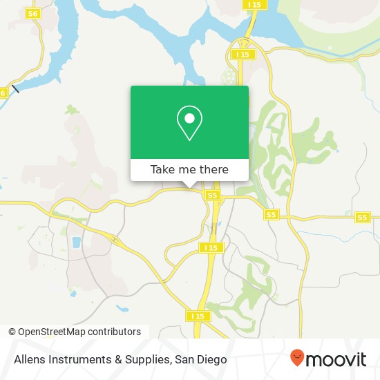 Allens Instruments & Supplies map