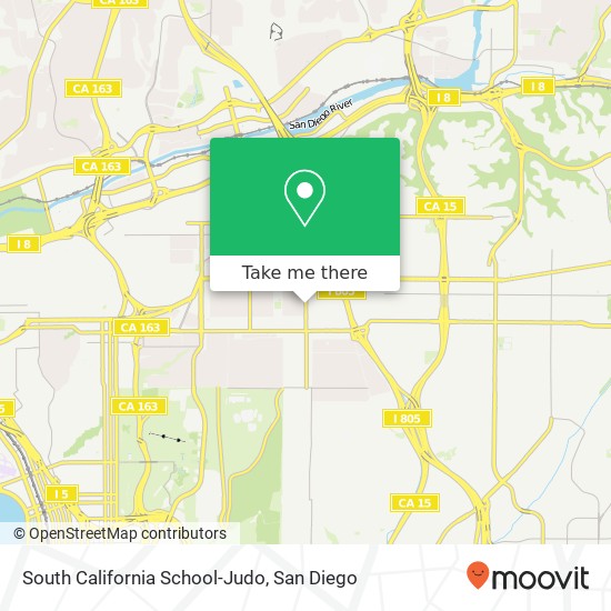 South California School-Judo map