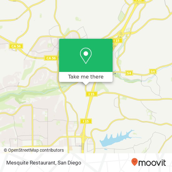 Mapa de Mesquite Restaurant