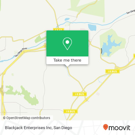 Blackjack Enterprises Inc map