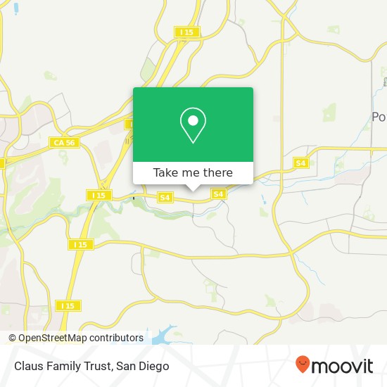 Mapa de Claus Family Trust