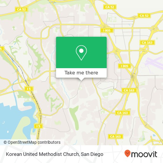 Korean United Methodist Church map