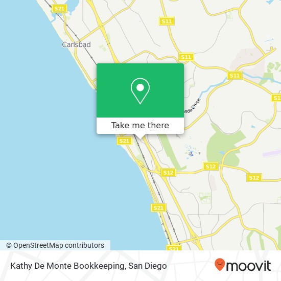 Kathy De Monte Bookkeeping map