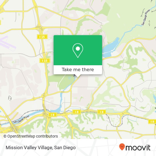Mission Valley Village map