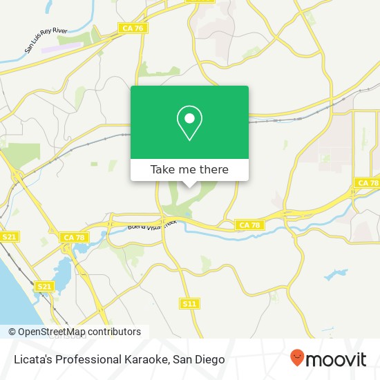 Mapa de Licata's Professional Karaoke