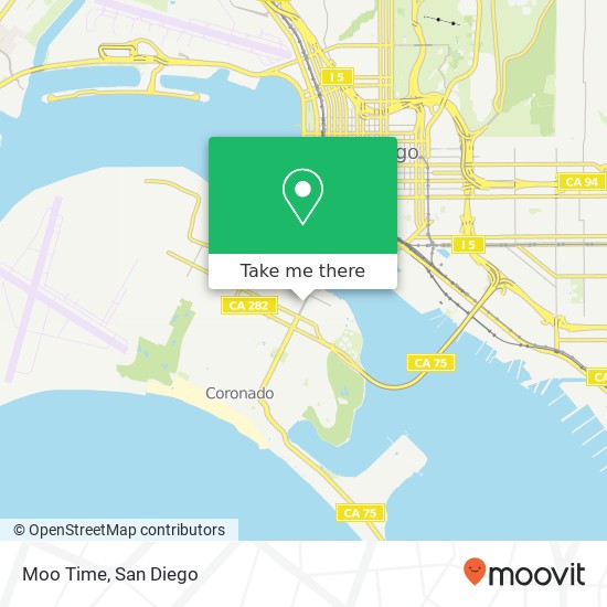 Moo Time map