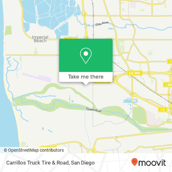 Mapa de Carrillos Truck Tire & Road
