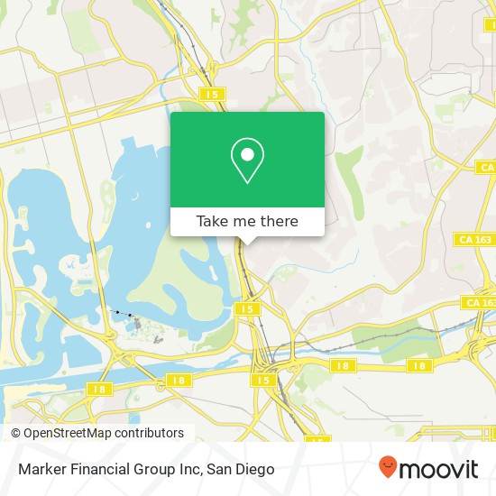 Marker Financial Group Inc map