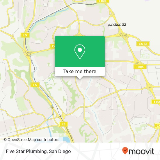 Mapa de Five Star Plumbing