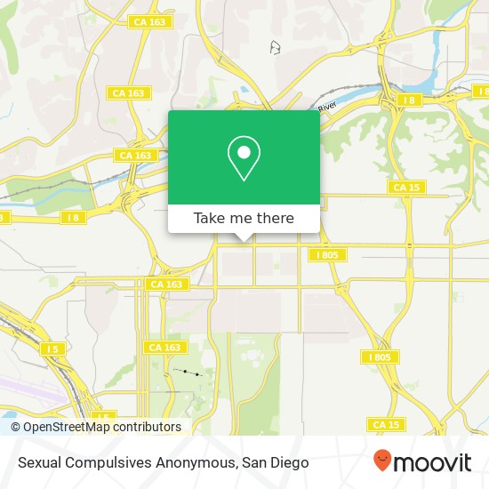 Mapa de Sexual Compulsives Anonymous