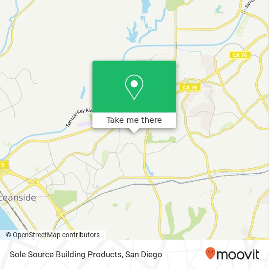 Sole Source Building Products map