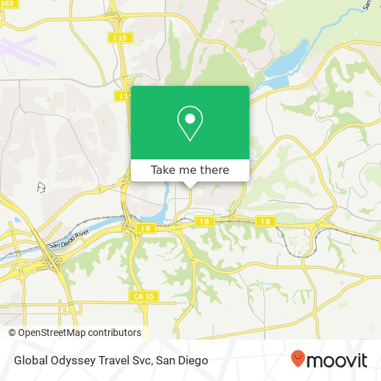 Global Odyssey Travel Svc map