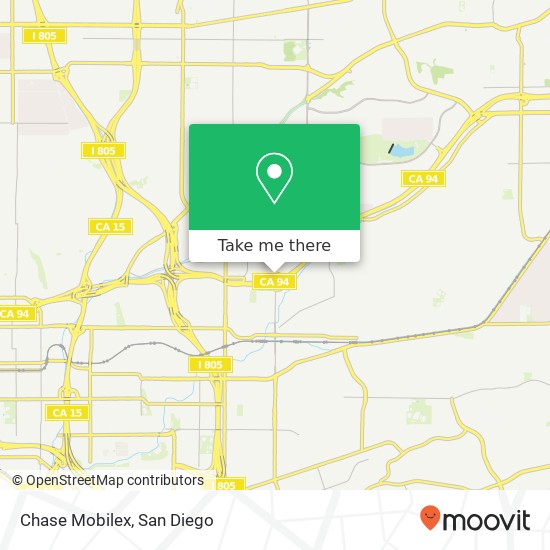 Chase Mobilex map