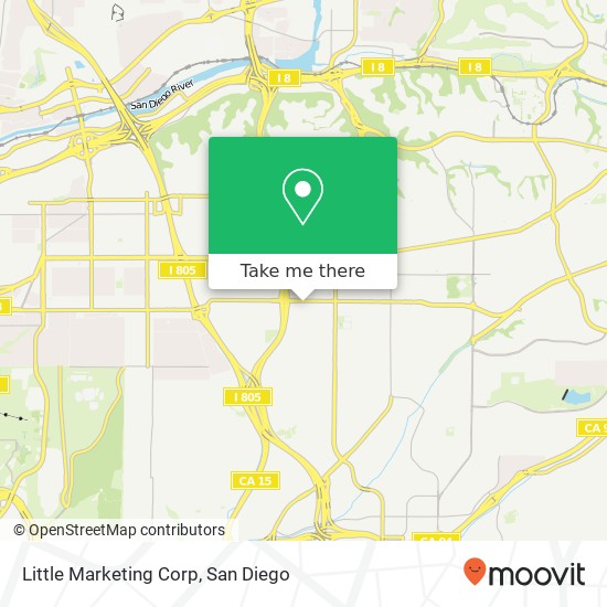 Little Marketing Corp map