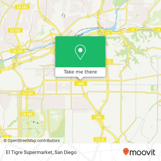 El Tigre Supermarket map