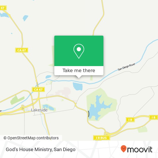 Mapa de God's House Ministry
