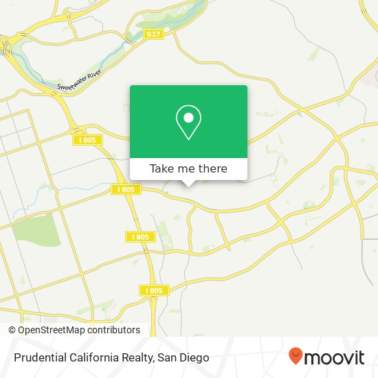 Prudential California Realty map