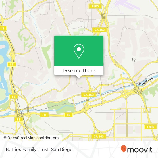 Mapa de Batties Family Trust