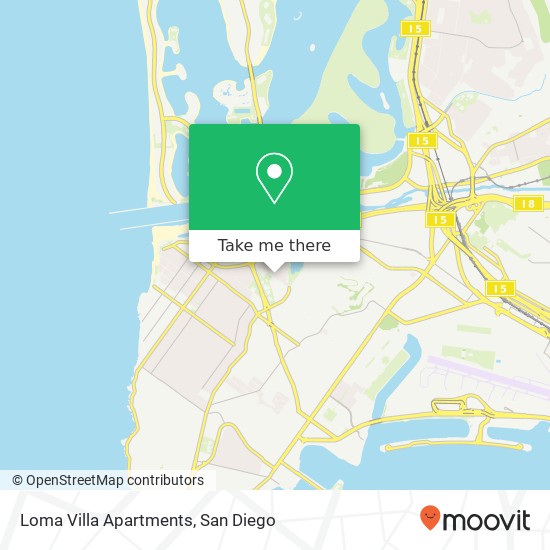 Mapa de Loma Villa Apartments