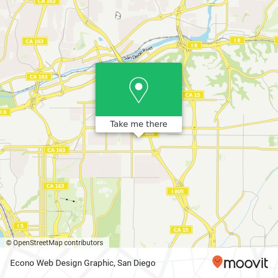 Econo Web Design Graphic map