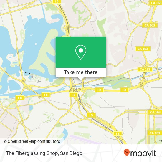 The Fiberglassing Shop map