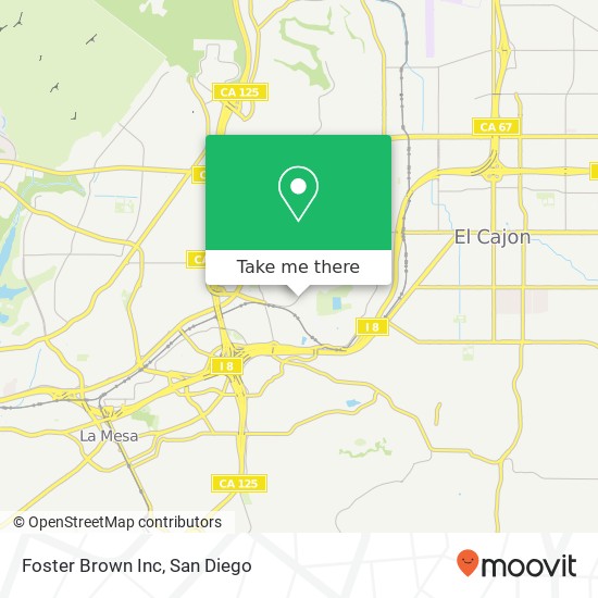 Foster Brown Inc map