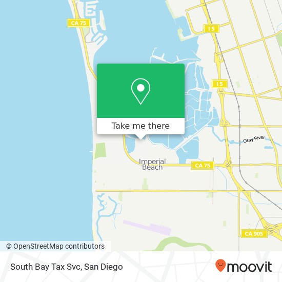 Mapa de South Bay Tax Svc