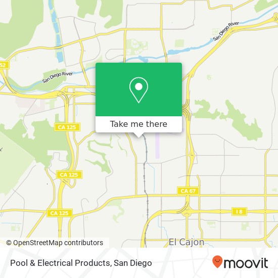 Pool & Electrical Products map