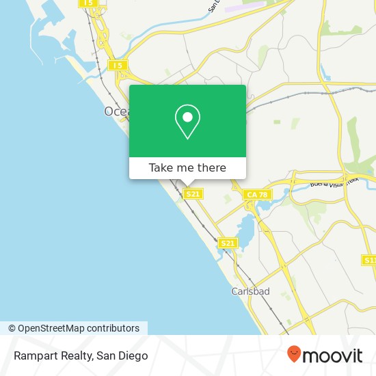 Rampart Realty map