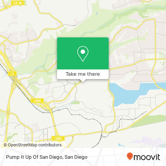 Pump It Up Of San Diego map