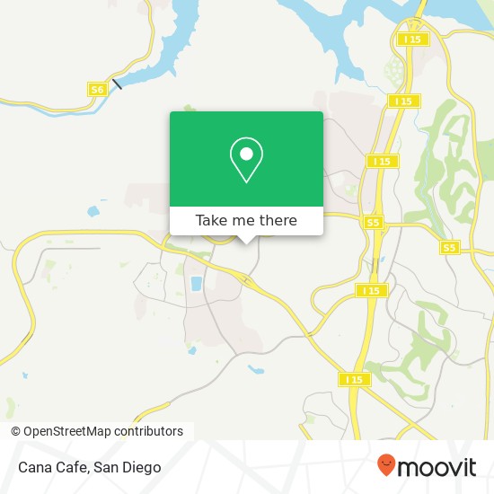 Cana Cafe map
