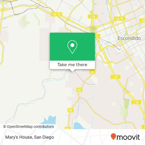 Mary's House map