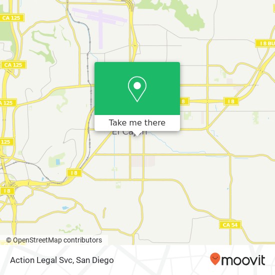 Action Legal Svc map