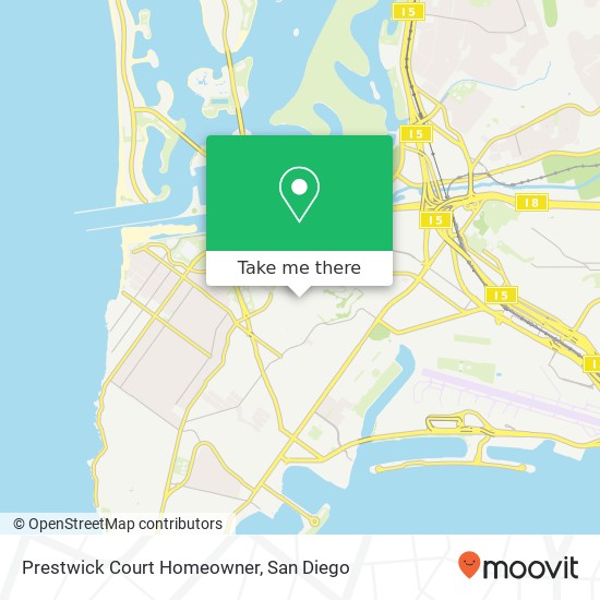 Mapa de Prestwick Court Homeowner