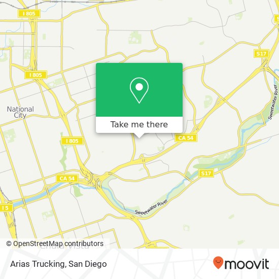 Mapa de Arias Trucking