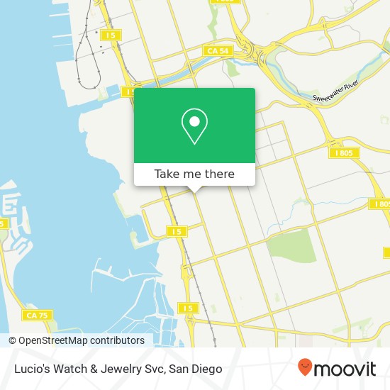 Lucio's Watch & Jewelry Svc map