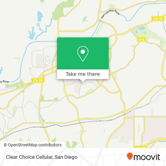 Mapa de Clear Choice Cellular